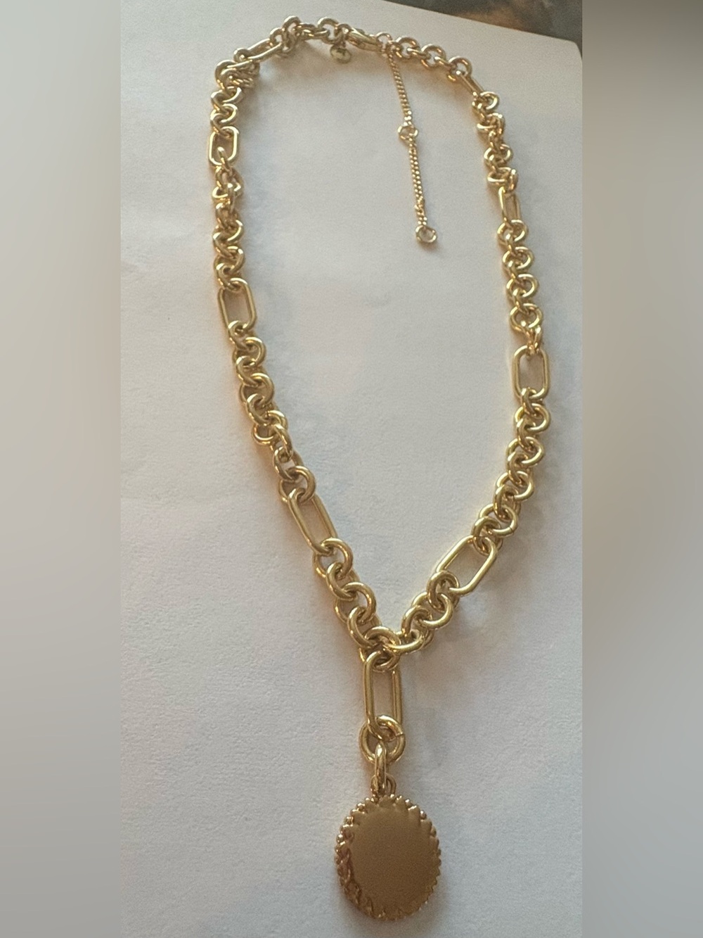 Madewell Sun Gold tone Link Chain Y-Necklace - Women Jewelry